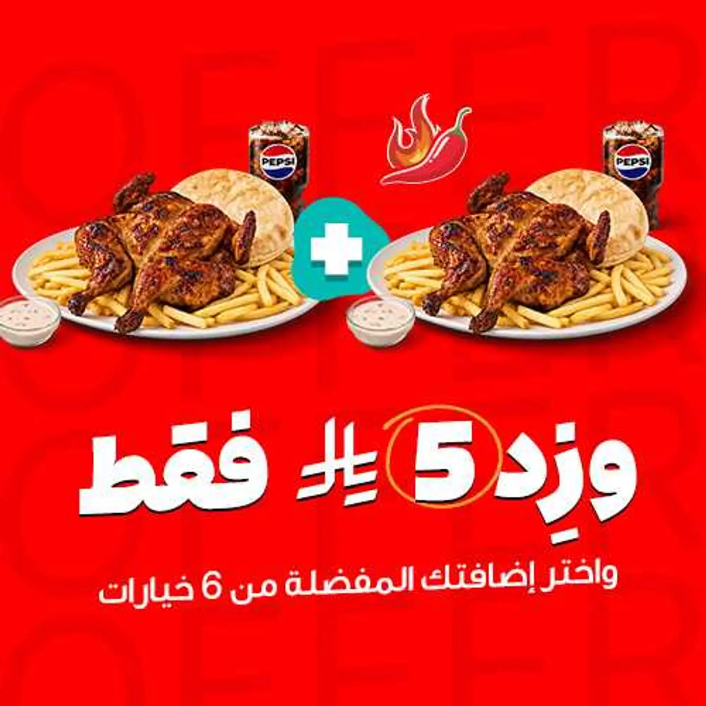 وجبة ٢ فروج حراق