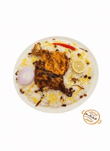 نص فروج مع رز