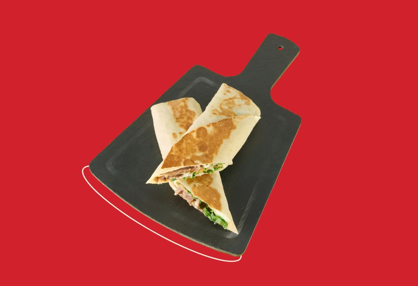 ساندويتش شاورما لحم