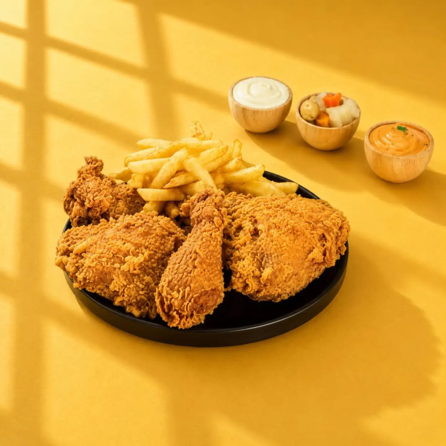 Regular Broasted Chicken Meal