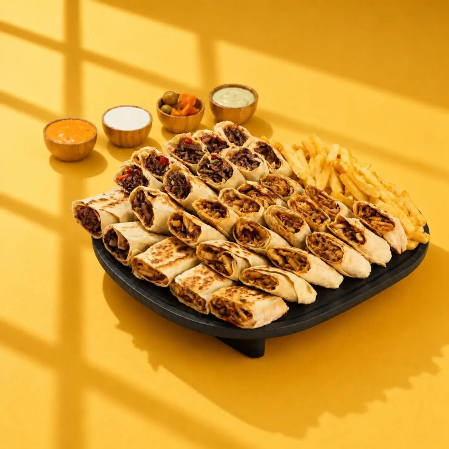 Family Mixed Shawarma Box 30 Pieces