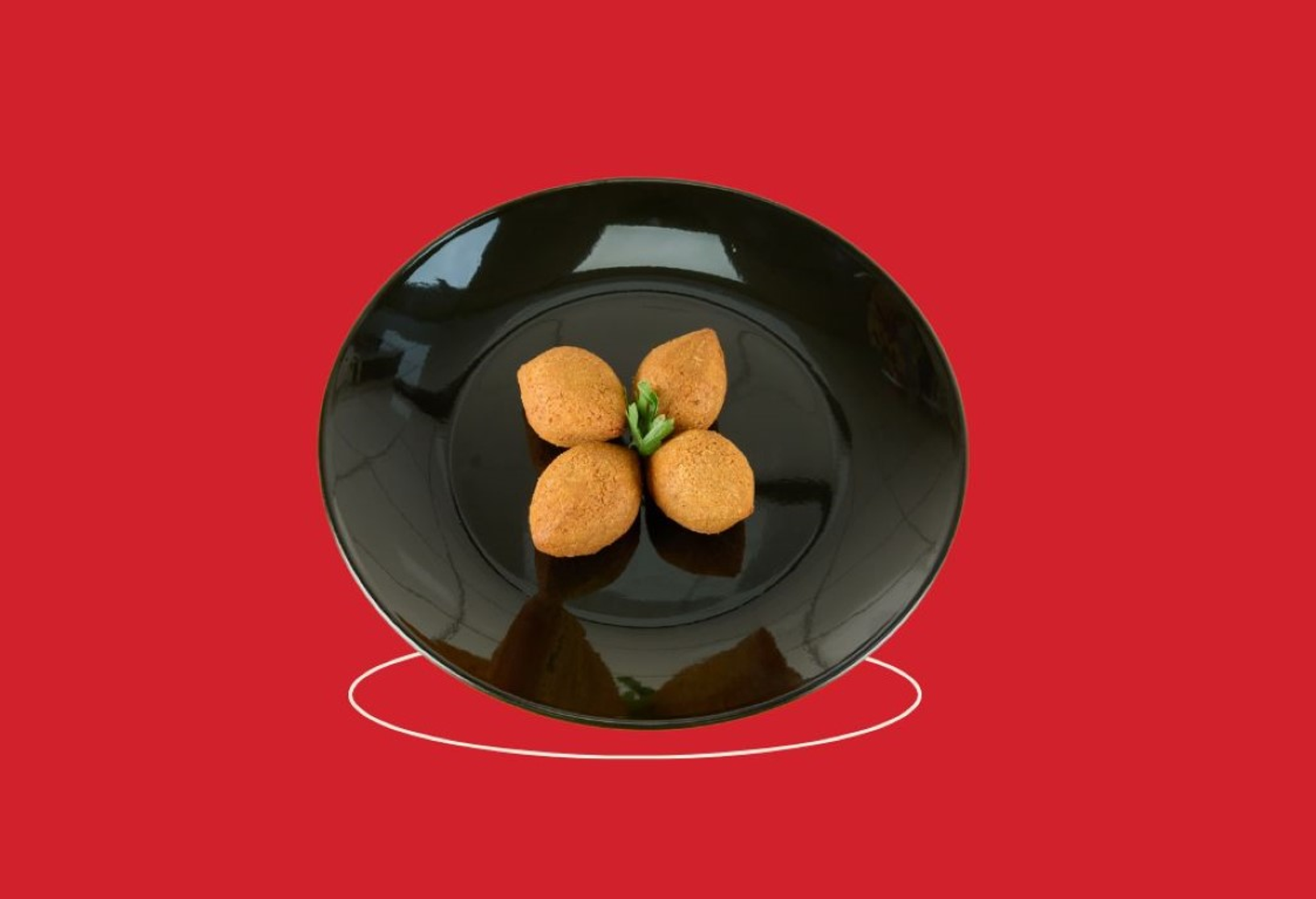 Cheese Kibbeh Plate 4 Pieces