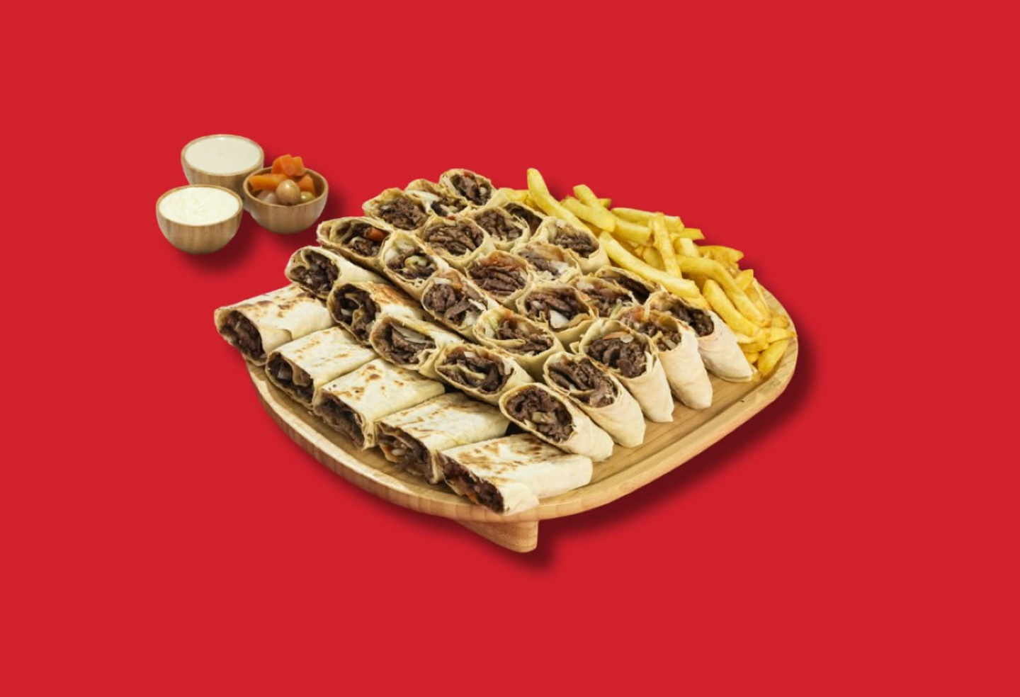 Family Beef Shawarma Box 30 Pieces