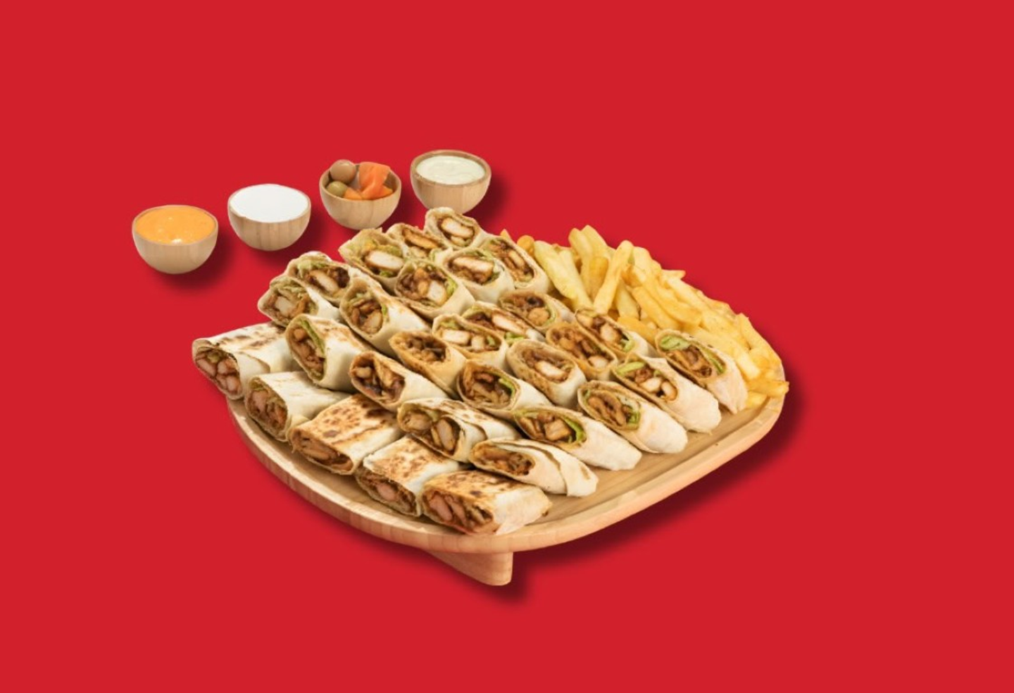 Family Chicken Shawarma Box 30 Pieces