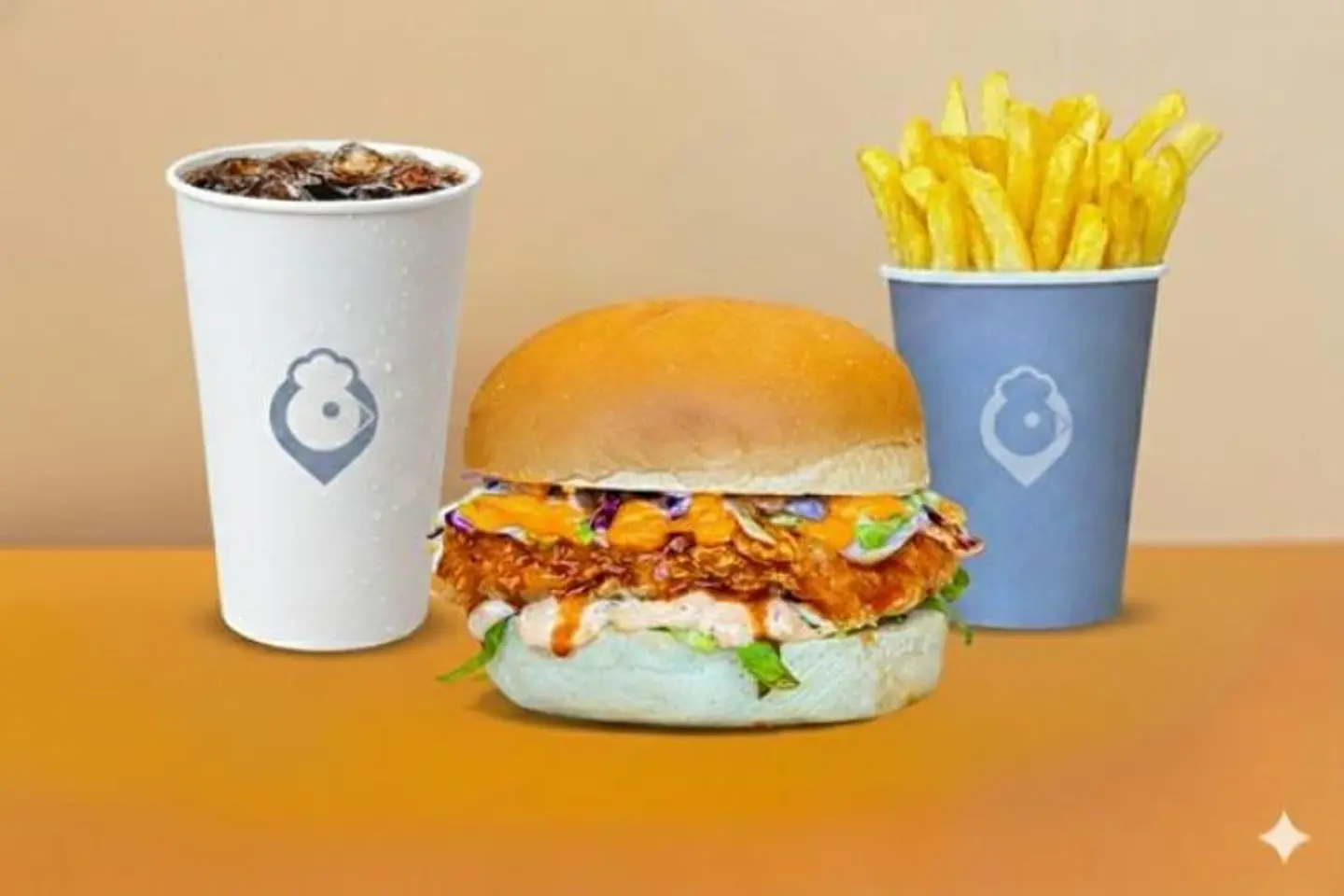 كريسبي تشكن ميبل برجر وجبة