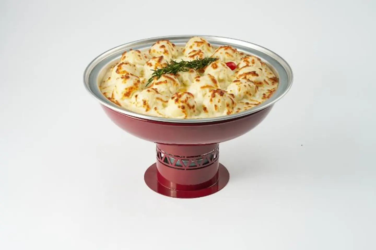 كرات البطاطس بالدجاج سخان