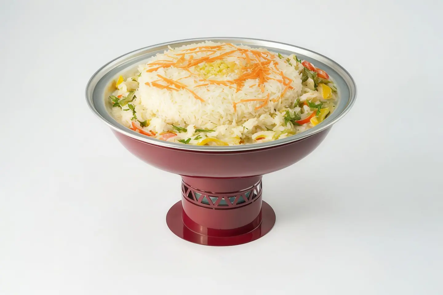 Chicken Cream Sauce With White Rice Sakhan