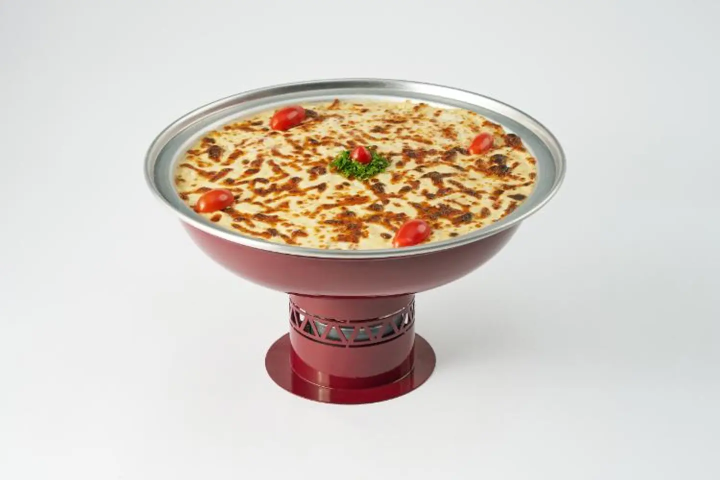 مكرونة بشاميل لحم سخان