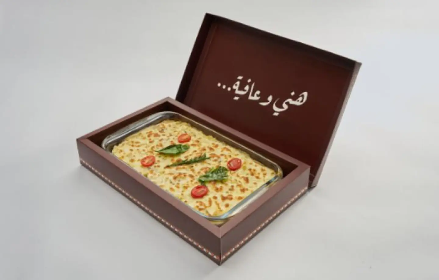 مكرونة بشاميل دجاج صحن بايركس