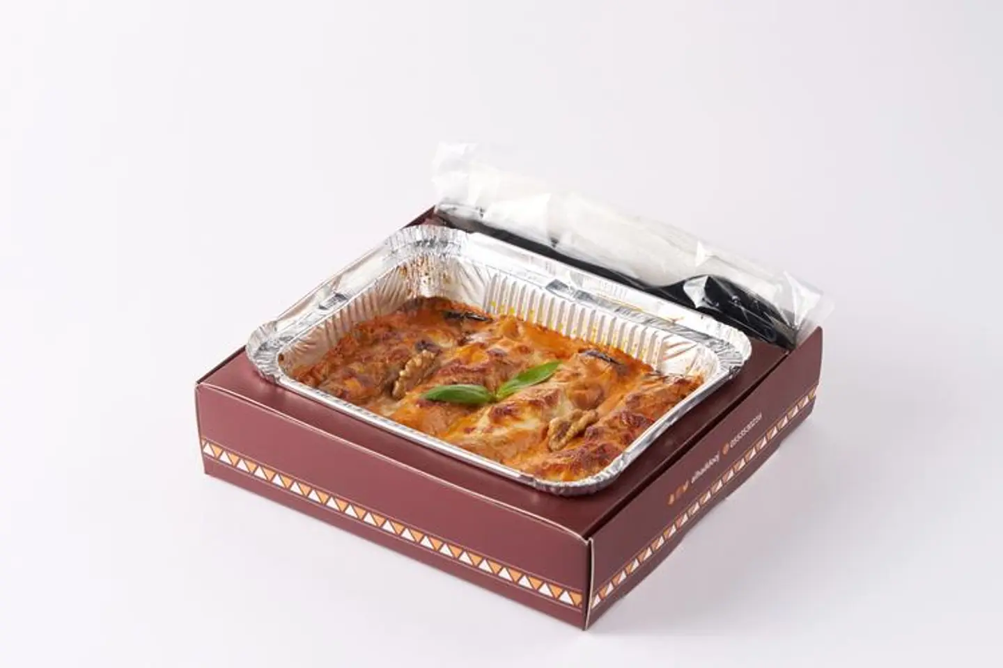 لفائف الباذنجان بالمكرونة نفر بوكس