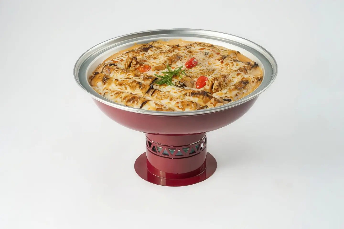 Eggplant Rolls With Pasta Sakhan