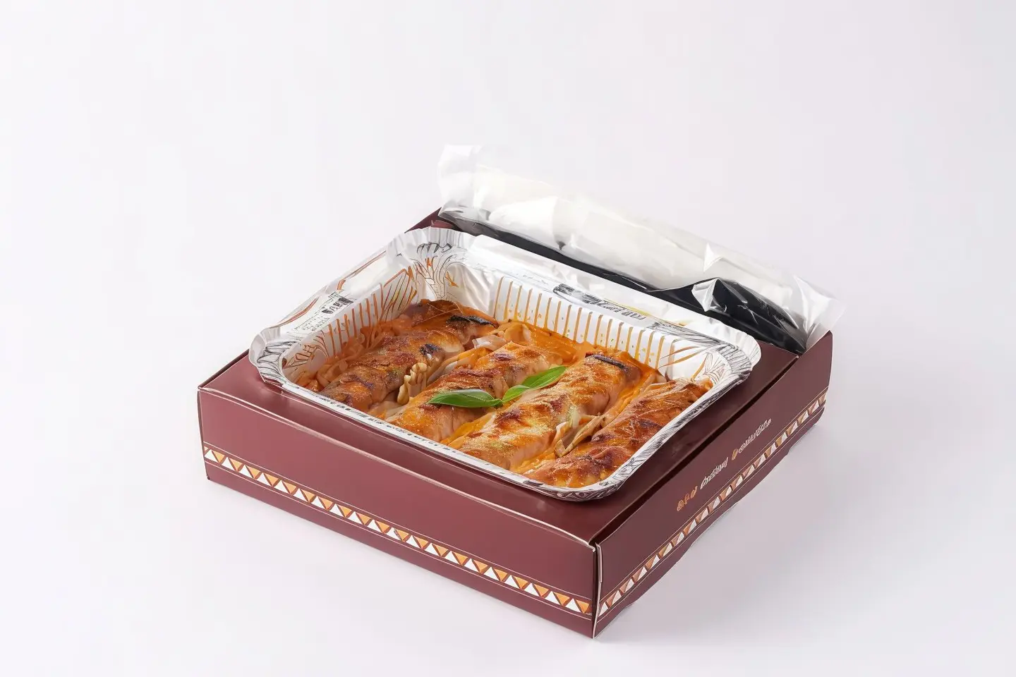 Eggplant Rolls With Pasta 1p Box