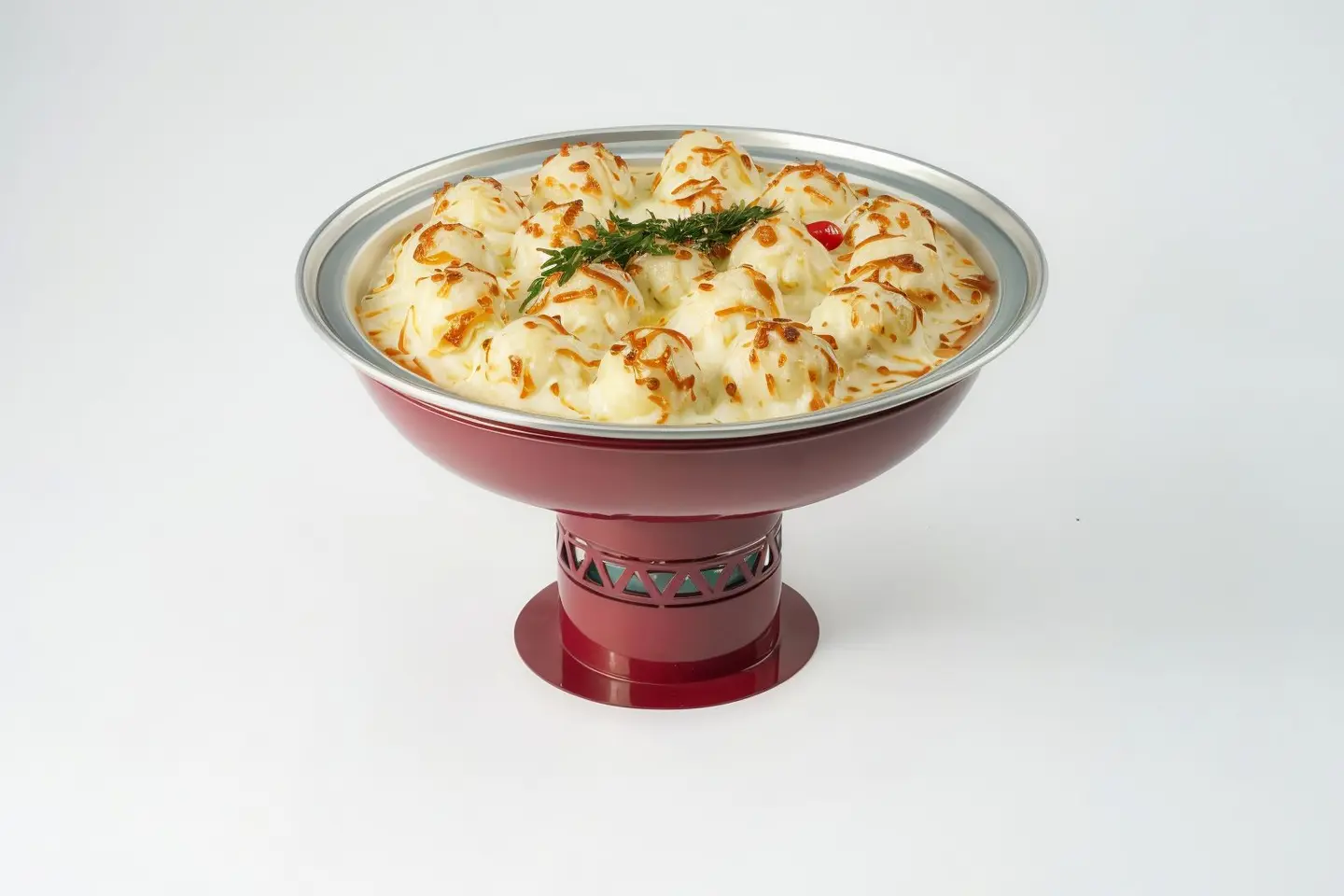 Potato Balls With Chicken Sakhan