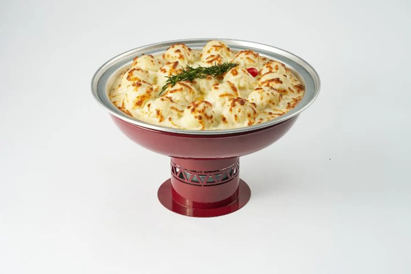 كرات البطاطس بالدجاج سخان