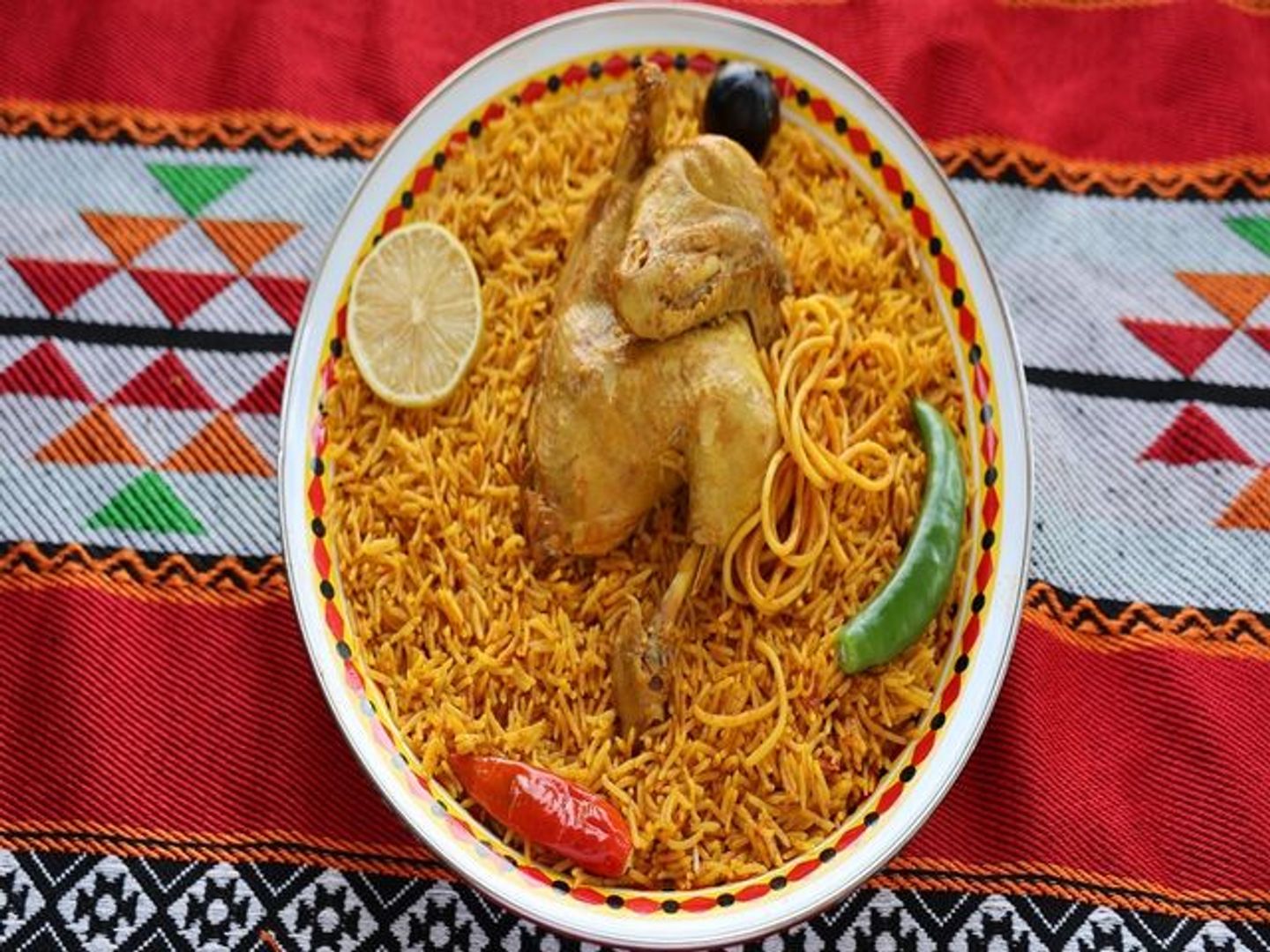 نفر مقلوبه بريانى