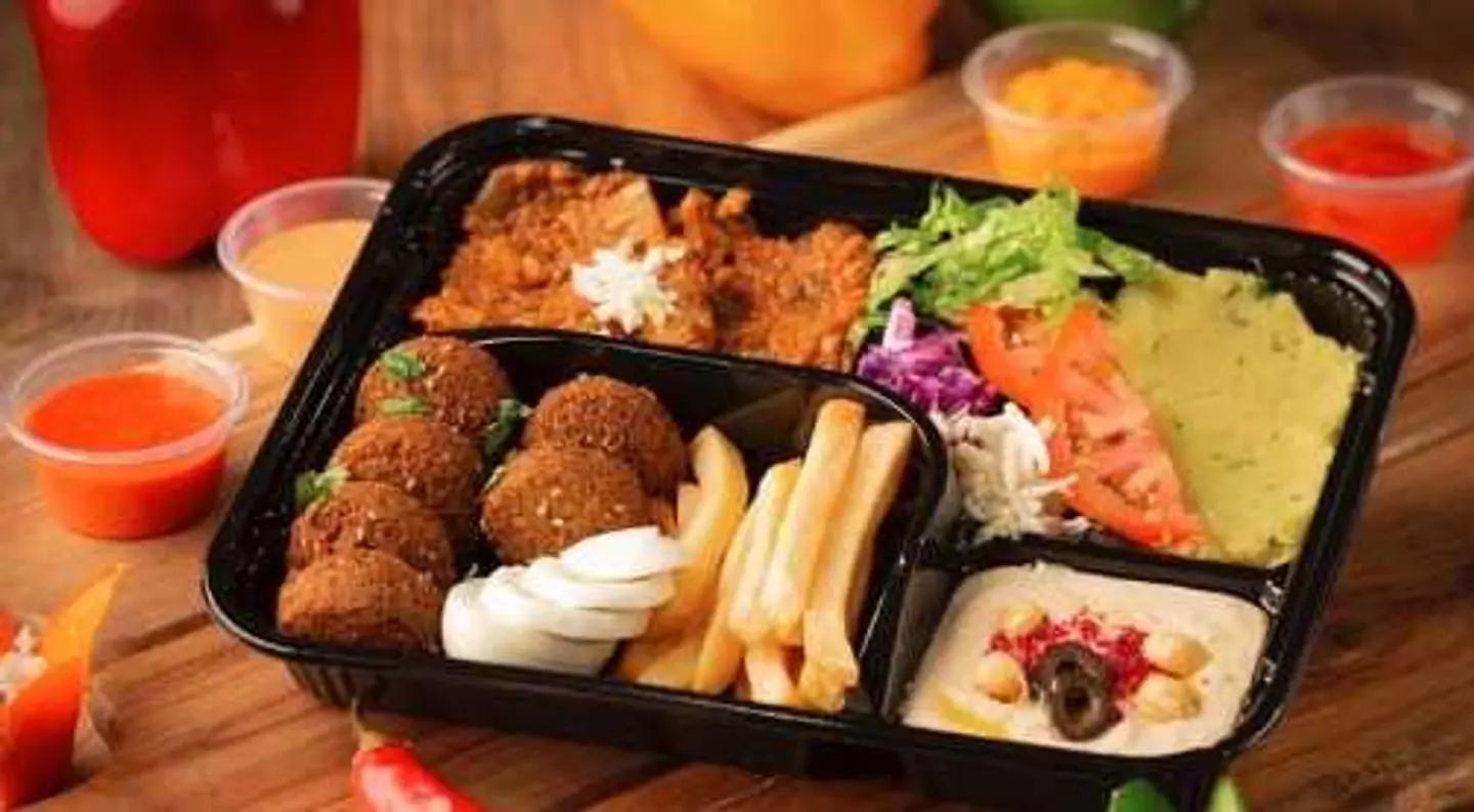 صحن فلافل صغير