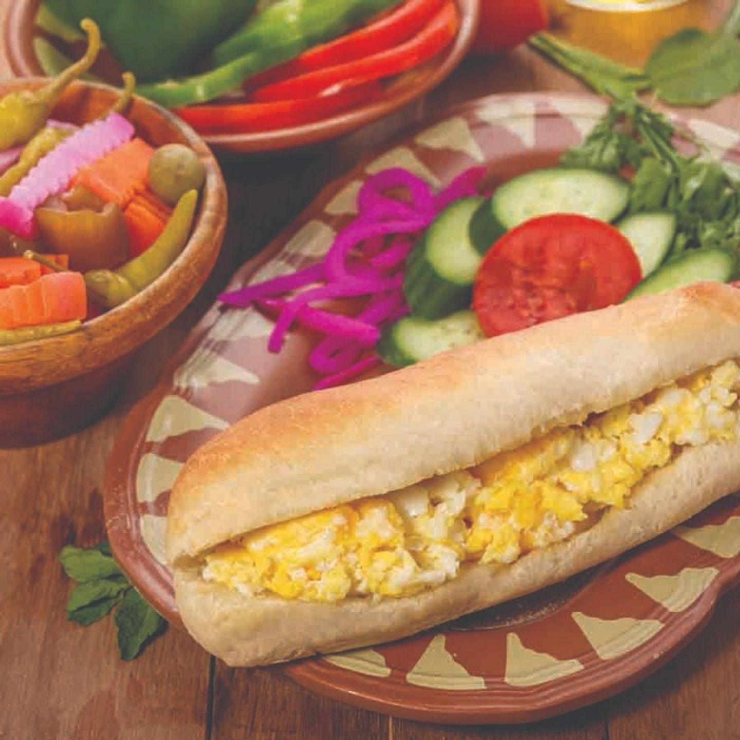 Simple Omelet Sandwich