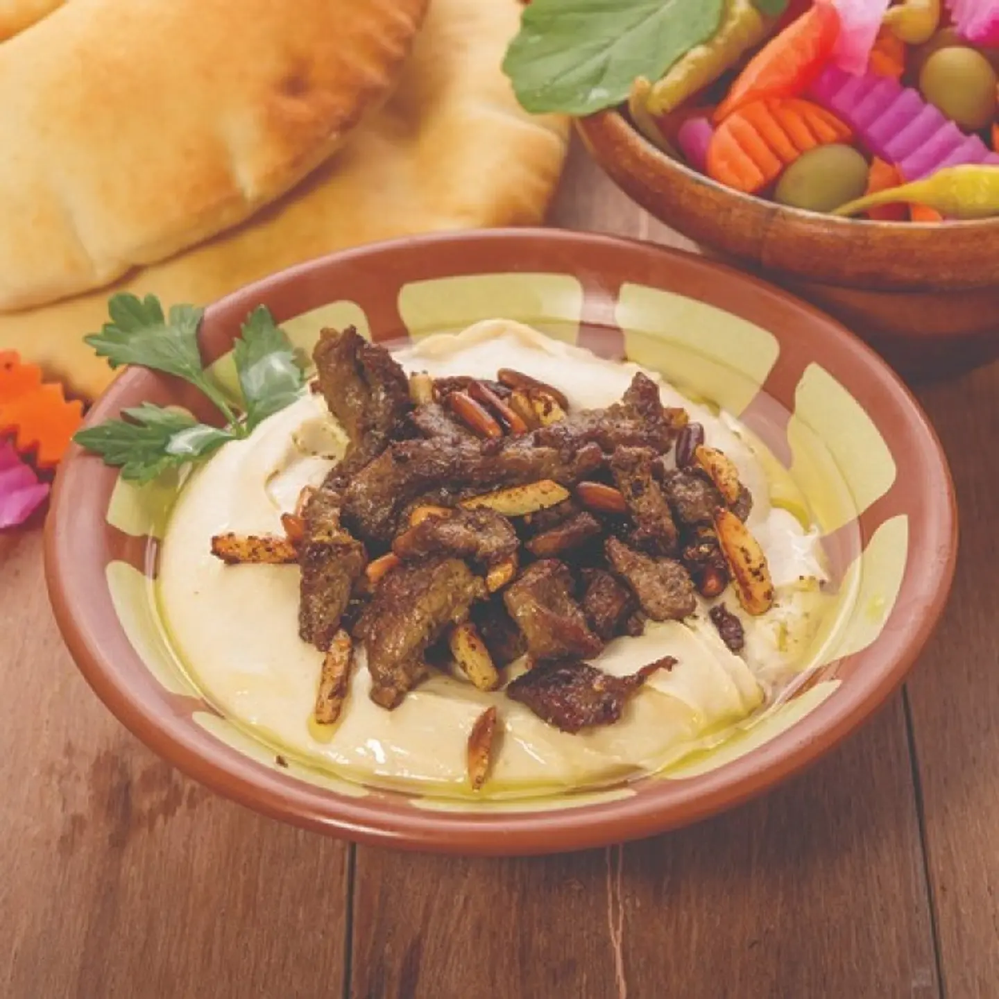 Hummus With Meat