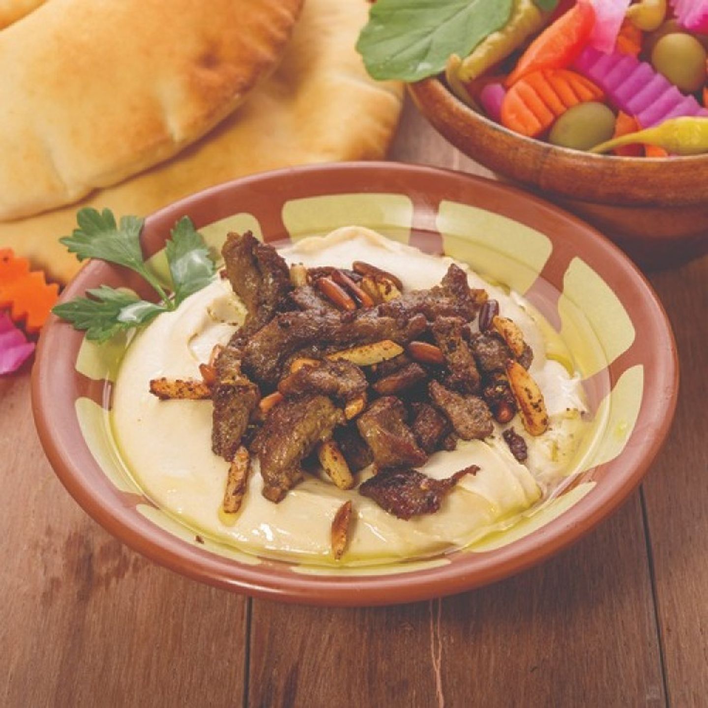 Hummus With Meat