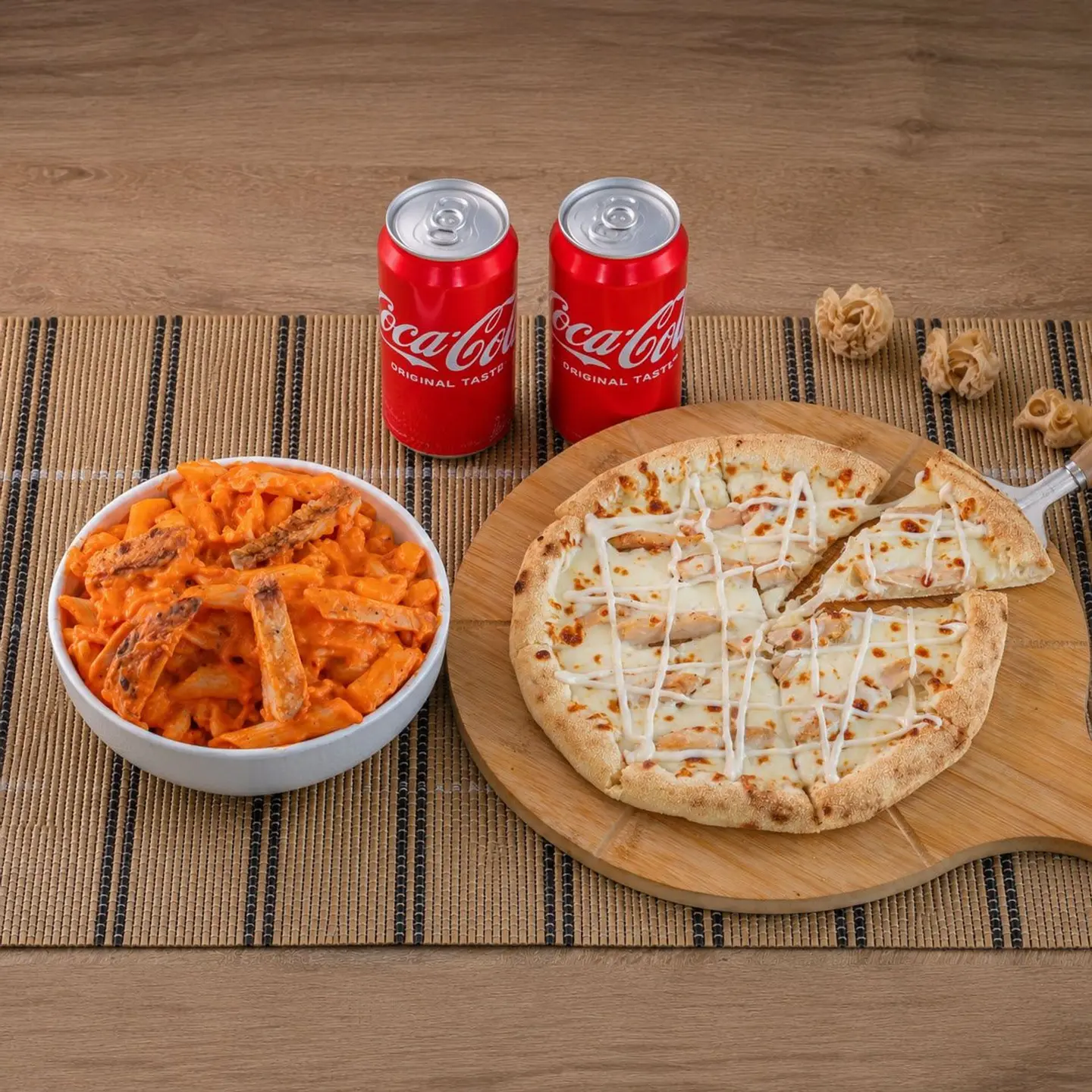 Pasta And Pizza Meal