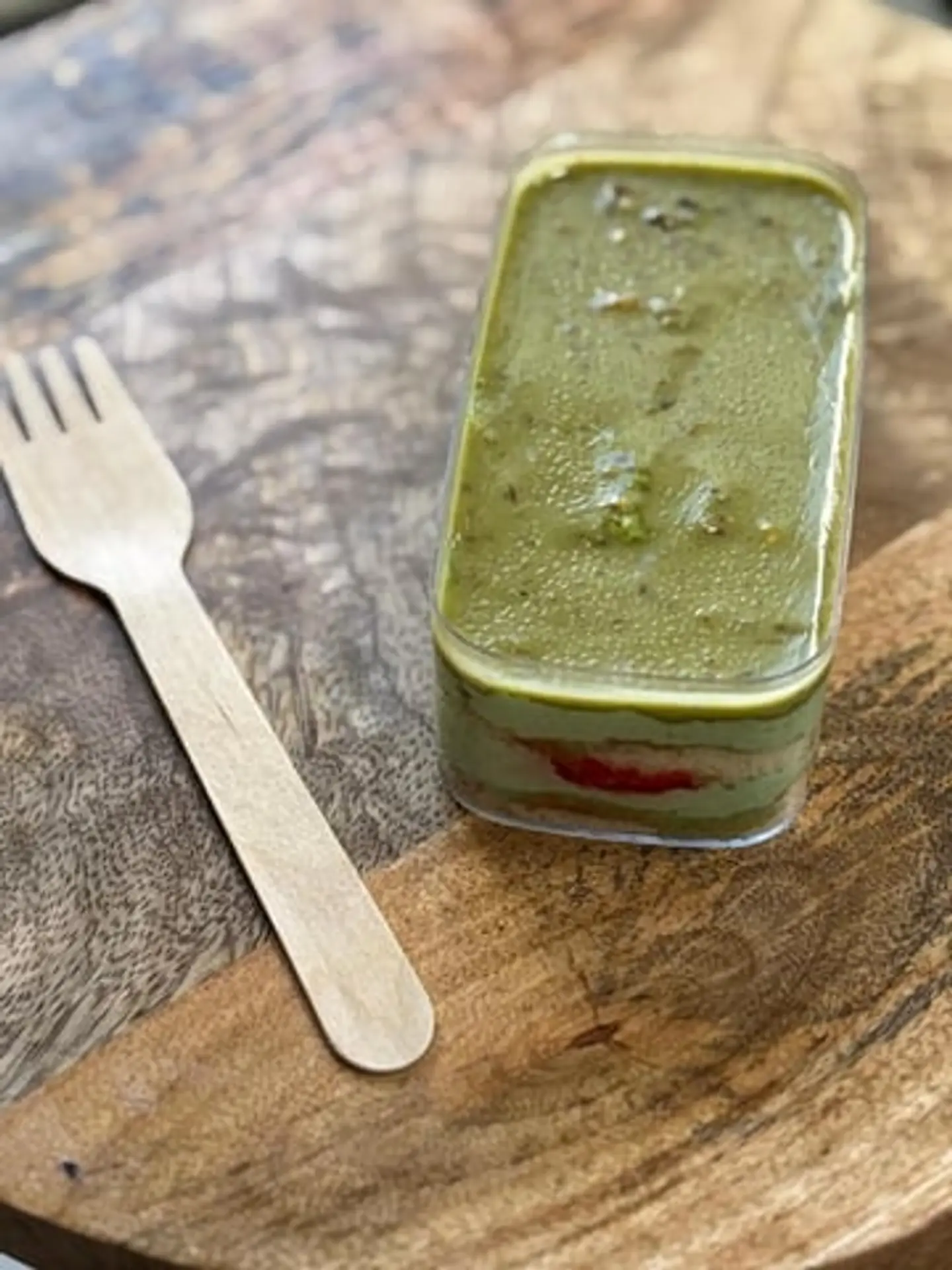 Cup Of Pistashio Cake