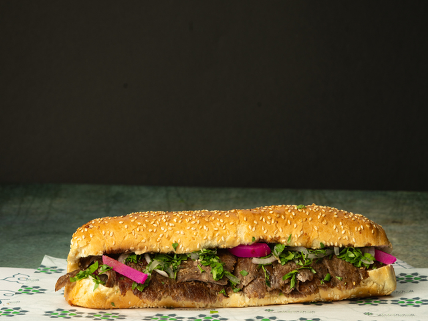 Meat Shawarma Sandwich Samoon
