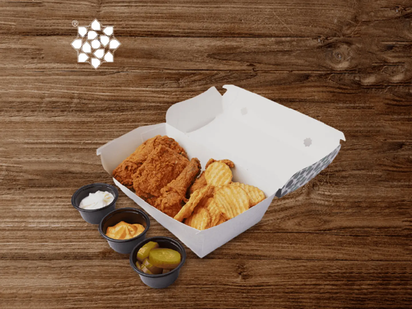 Half Spicy Fried Chicken