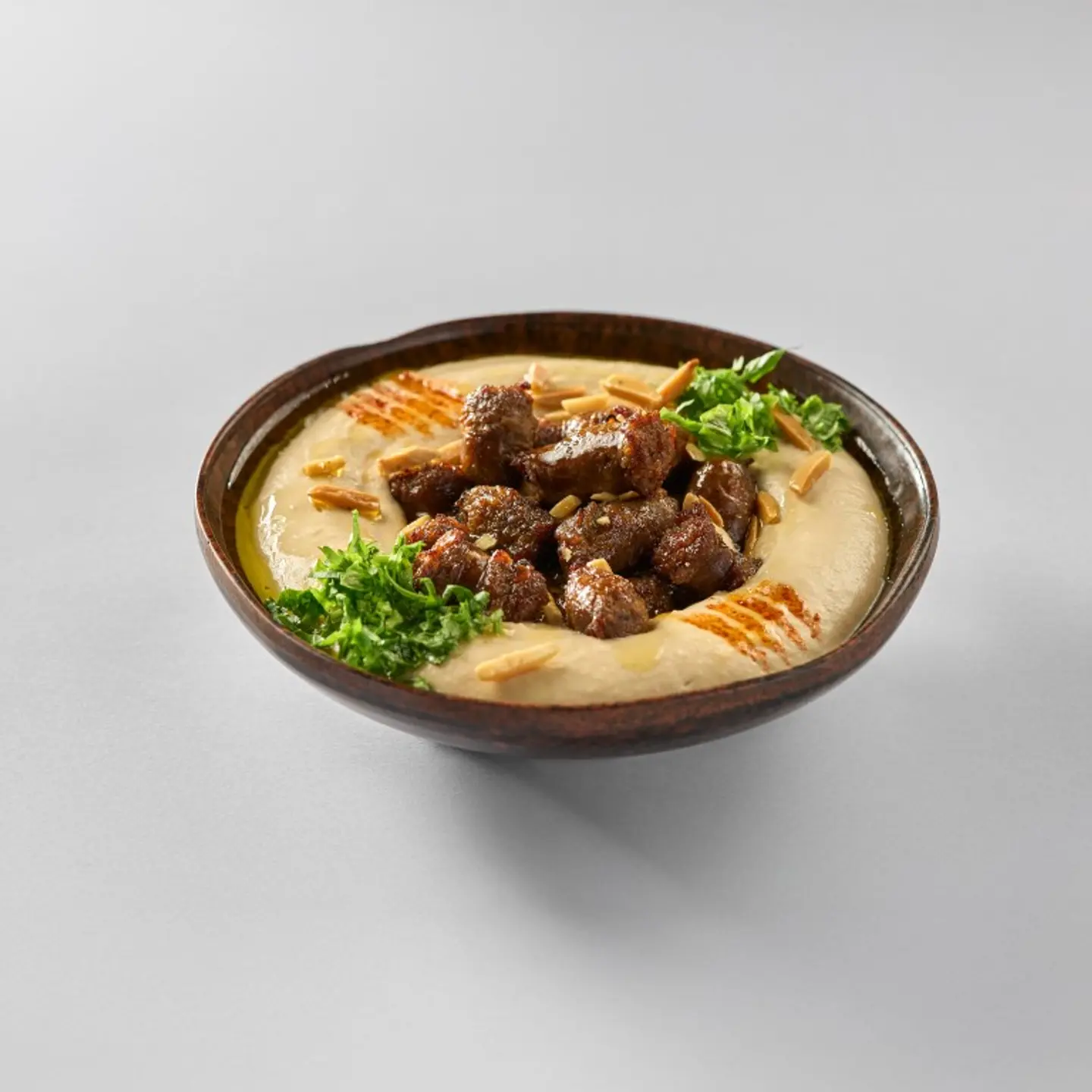 Hummus With Fresh Meat