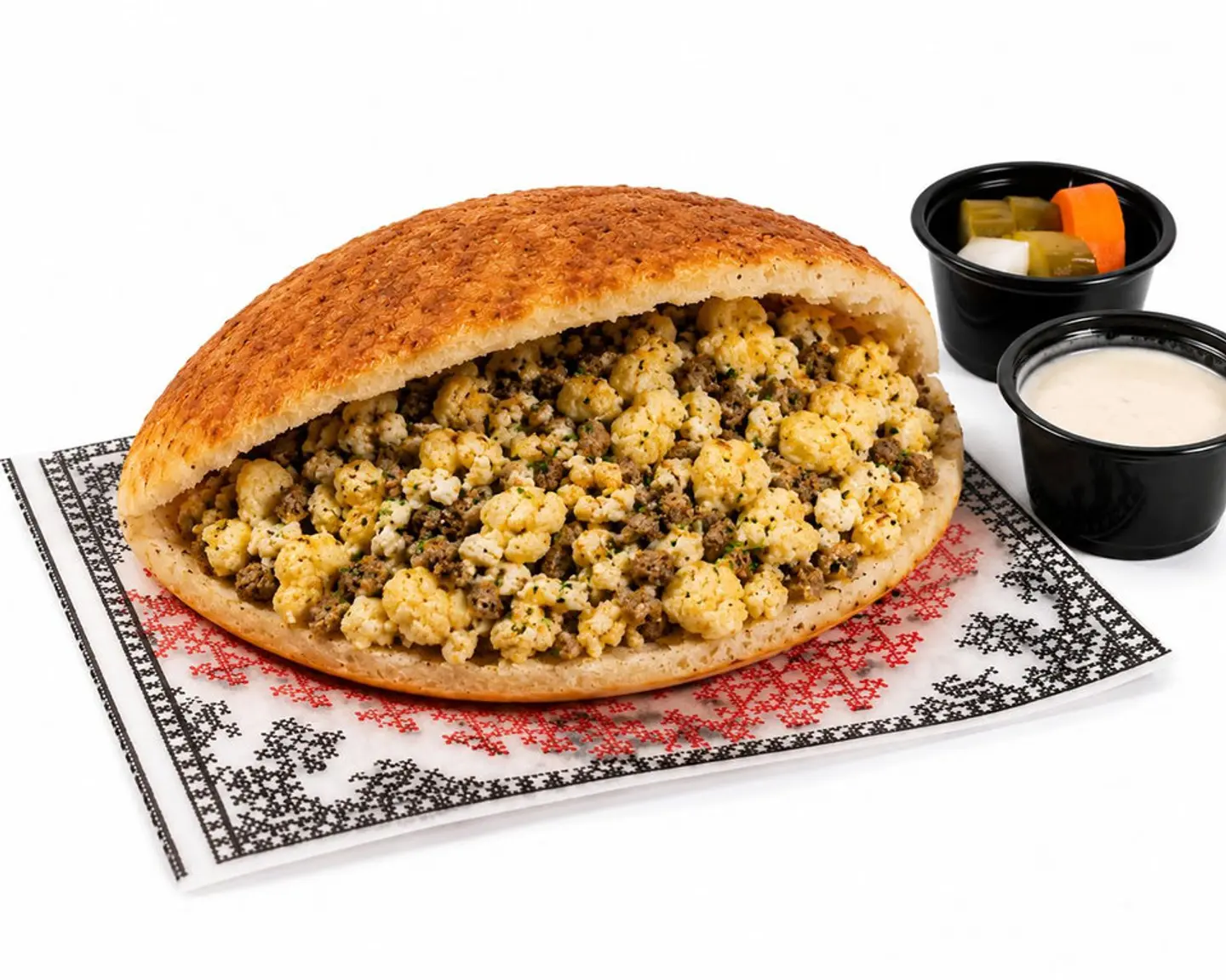 Egg And Meat Sandwich