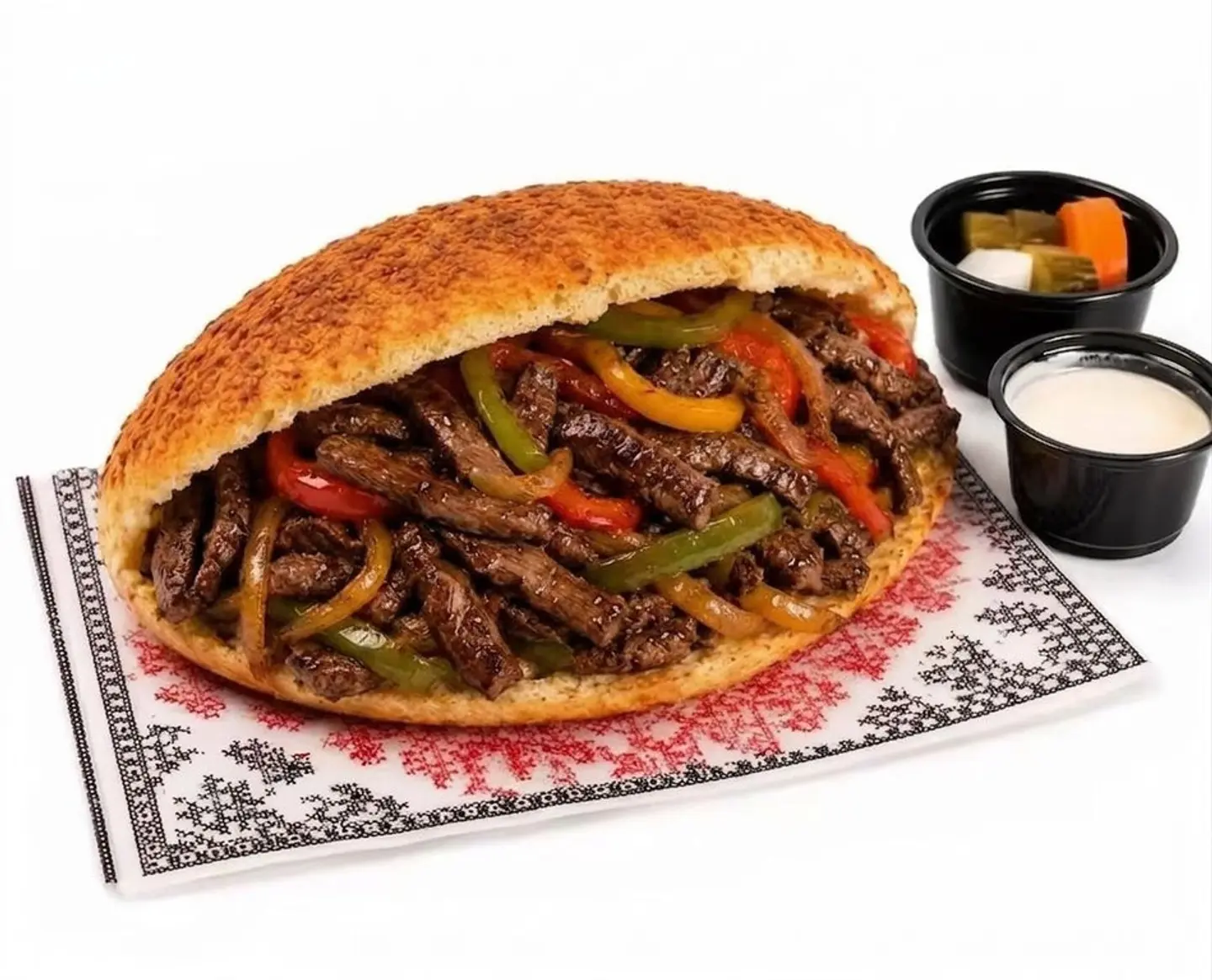 Beef Maqalqal Sandwich