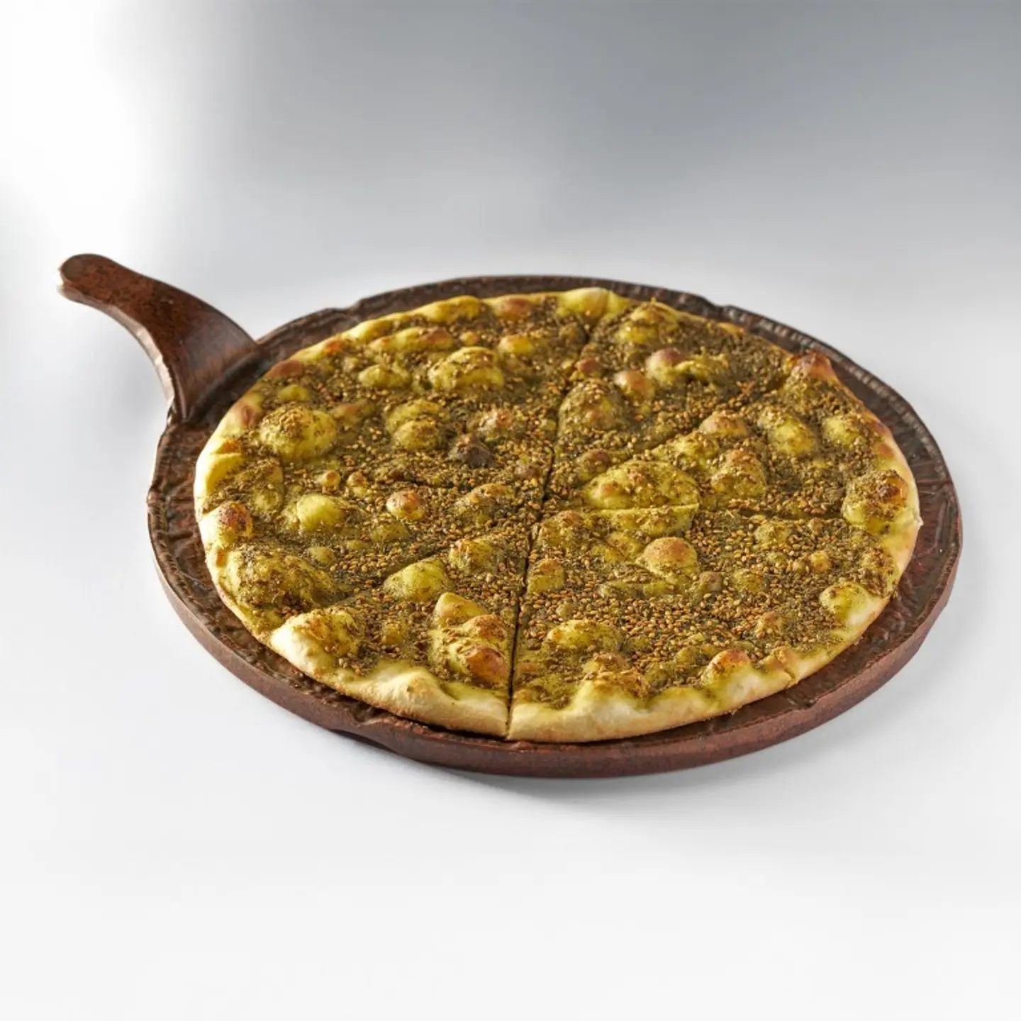 منقوشة زيت وزعتر