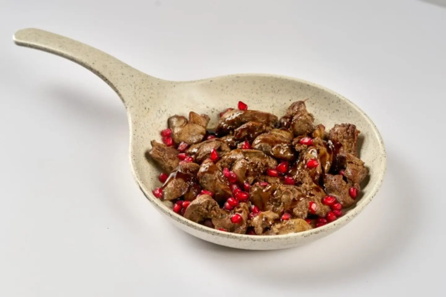 كبدة دجاج طازجة بدبس الرمان