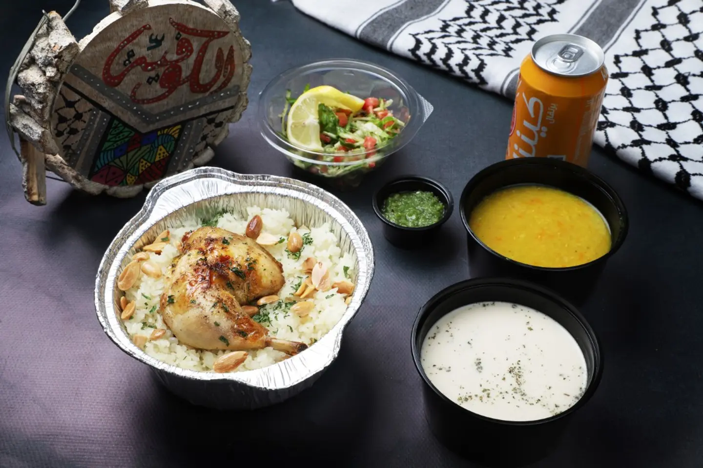 وجبة فتة غزاوية دجاج