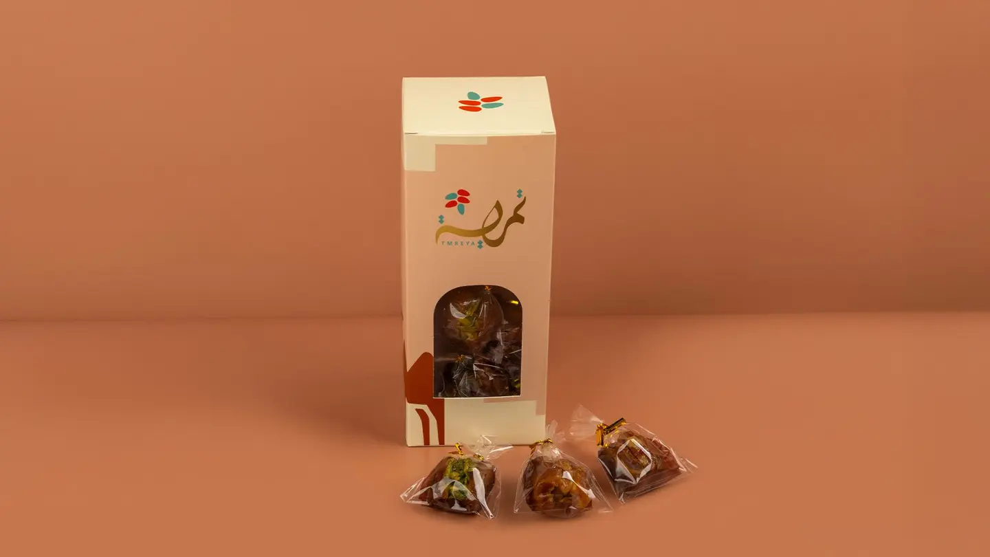 تمر محشي مغلف صغير