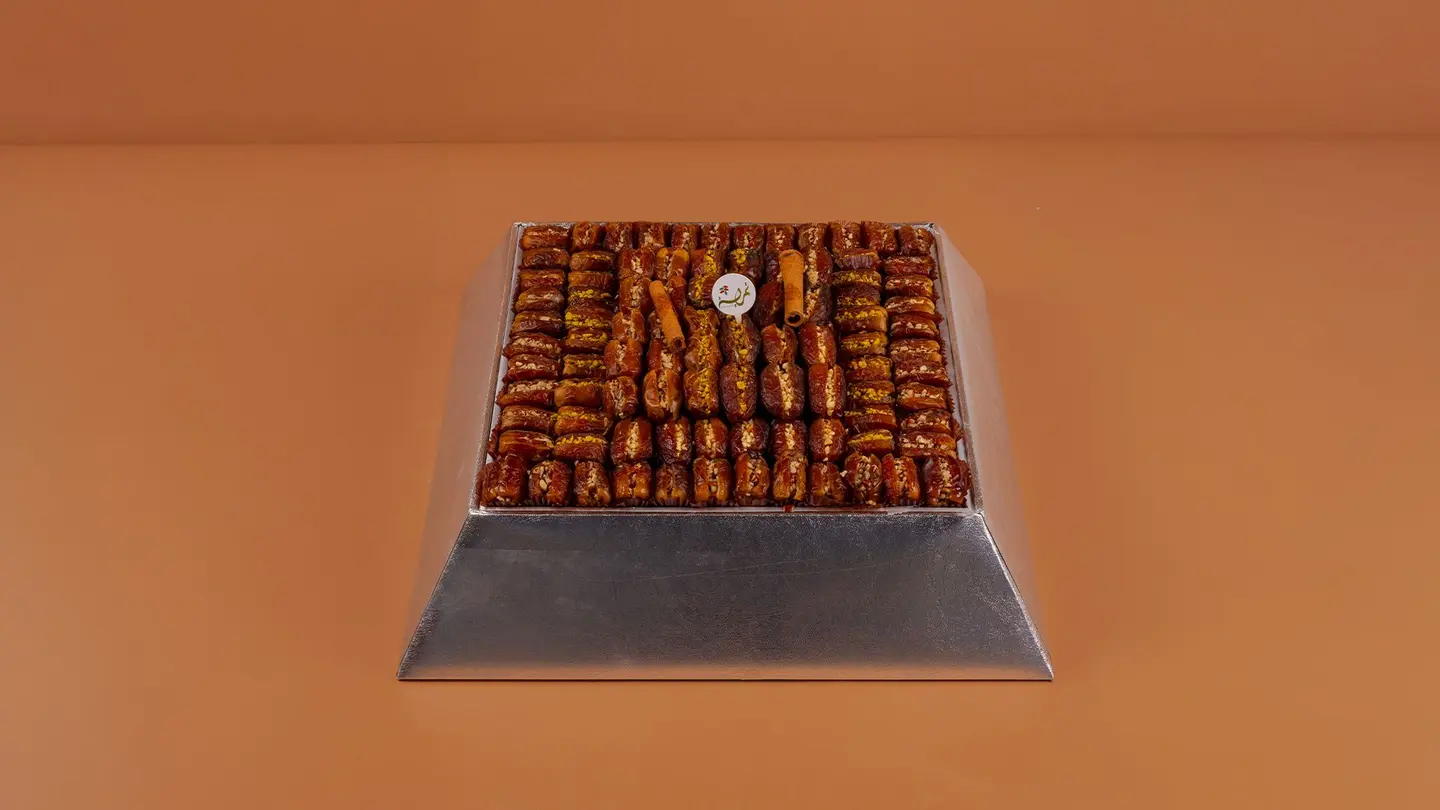 Silver Mix Stuffed Date Tray