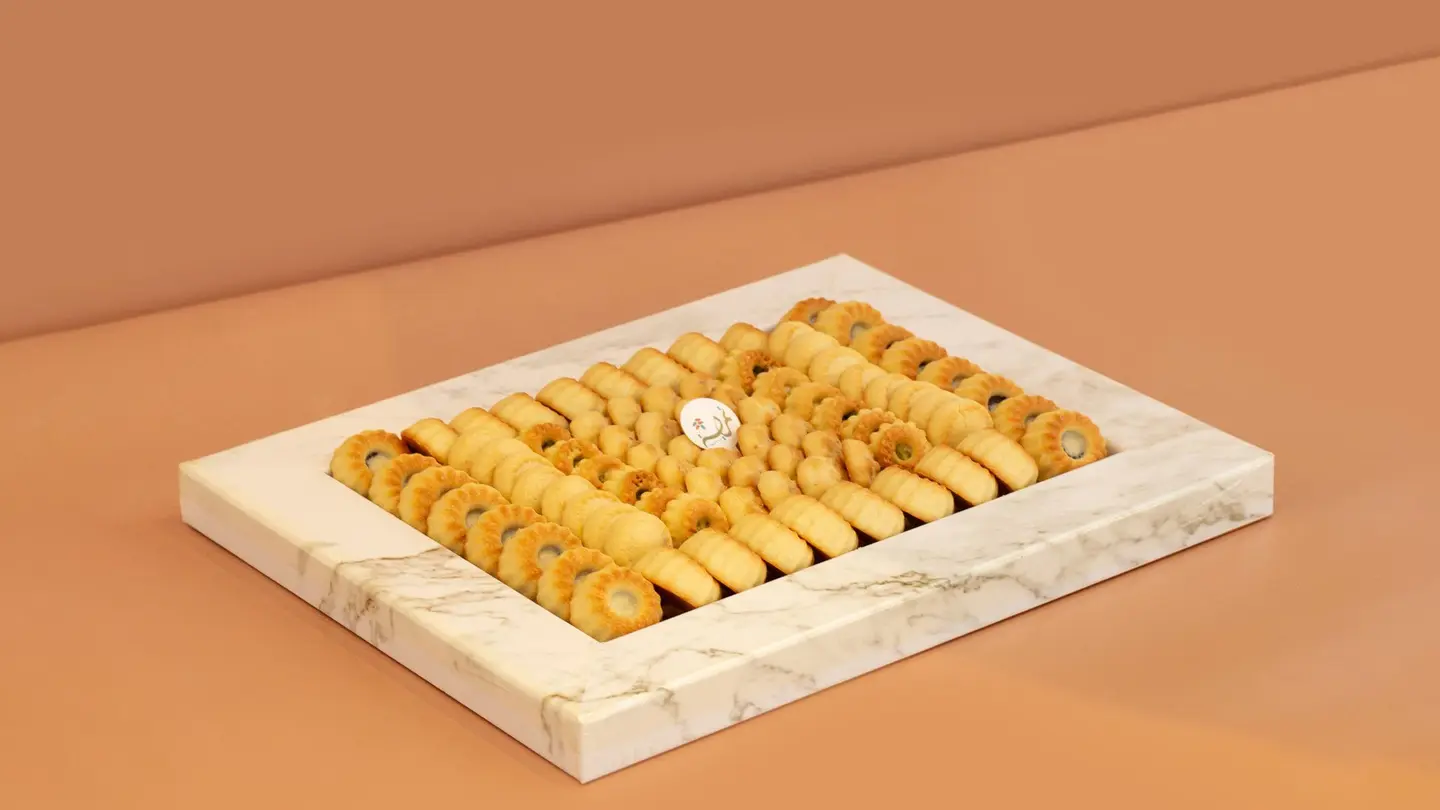 صينية معمول ماربل