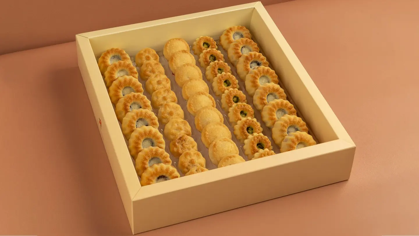 علبة معمول مشكل