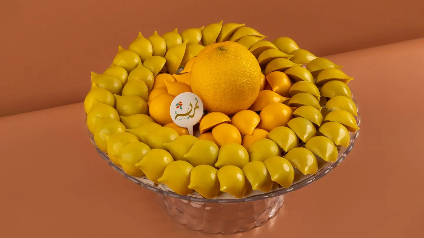 صينية اكريلك تشوكلت ليمون