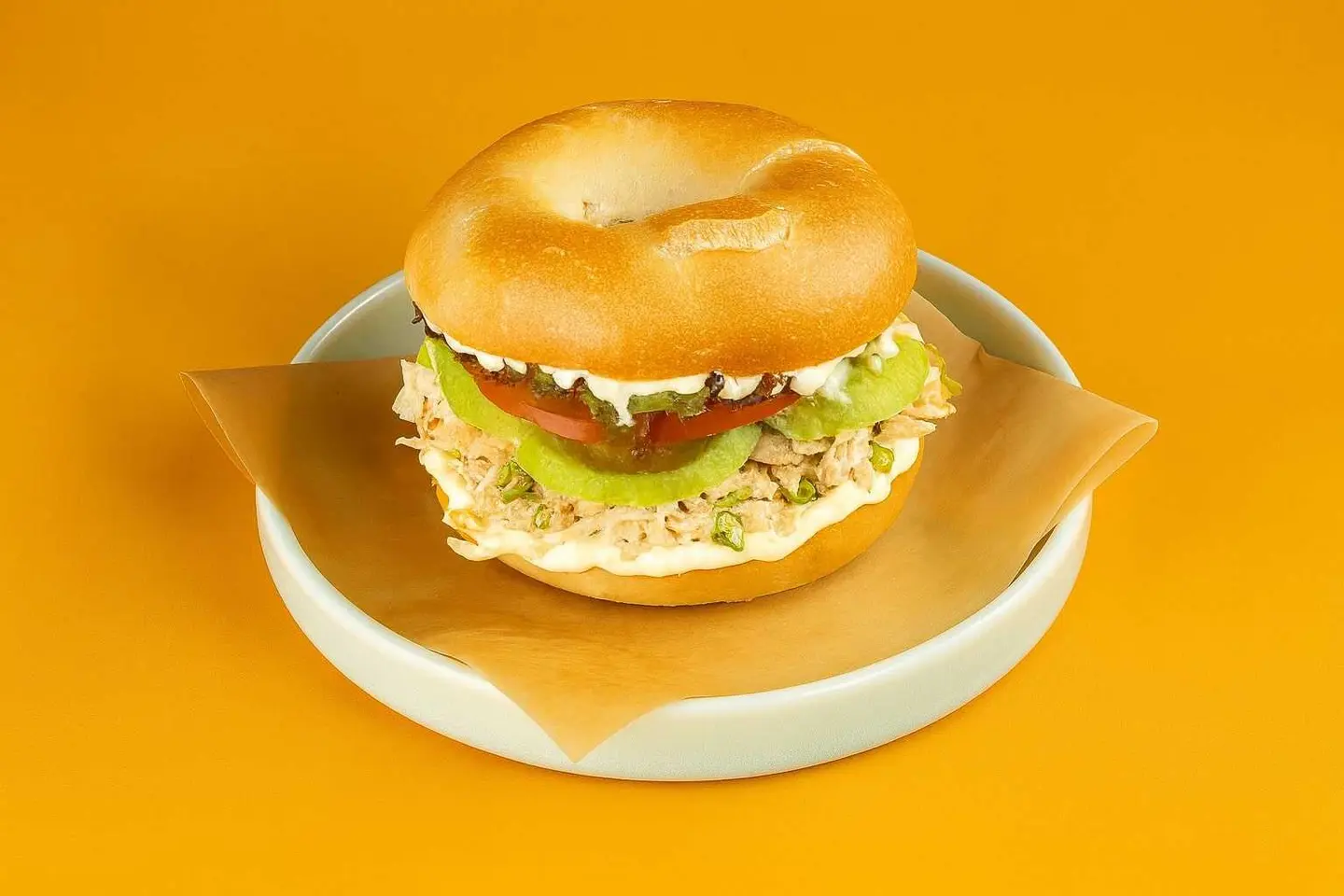 Chicken Avocado Bagel