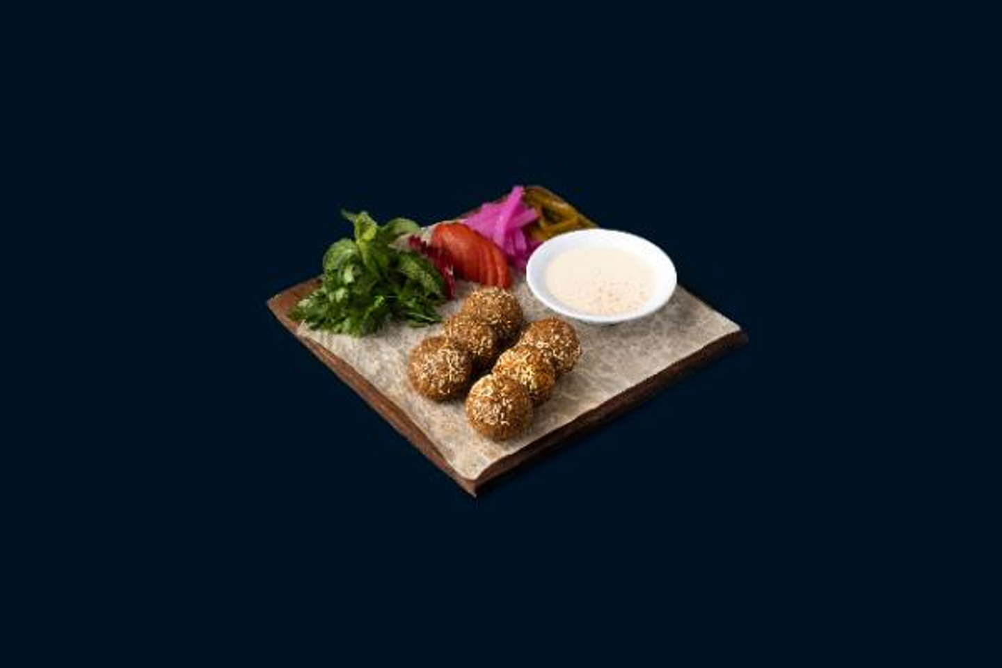 طبق فلافل 1/2 دزينة