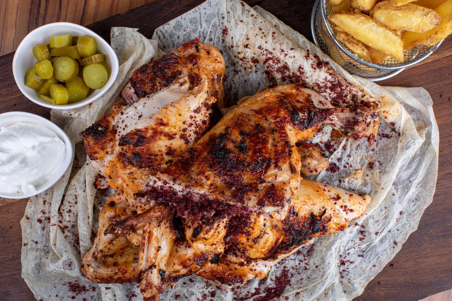 Half Grilled Chicken