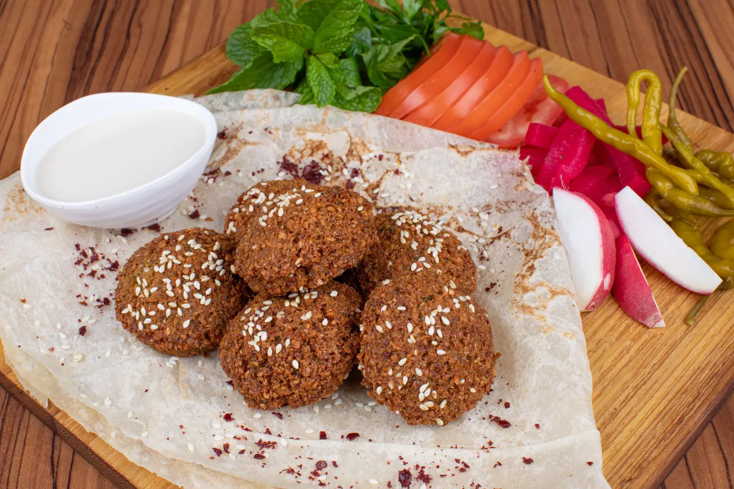 طبق فلافل 1/2 دزينة