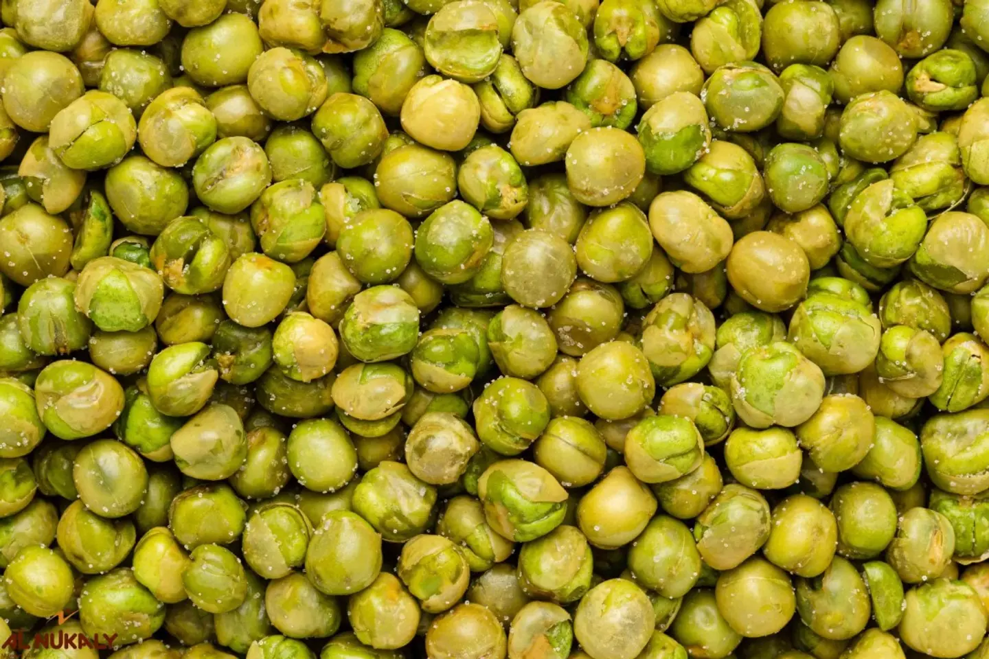 بازلاء خضراء محمصه