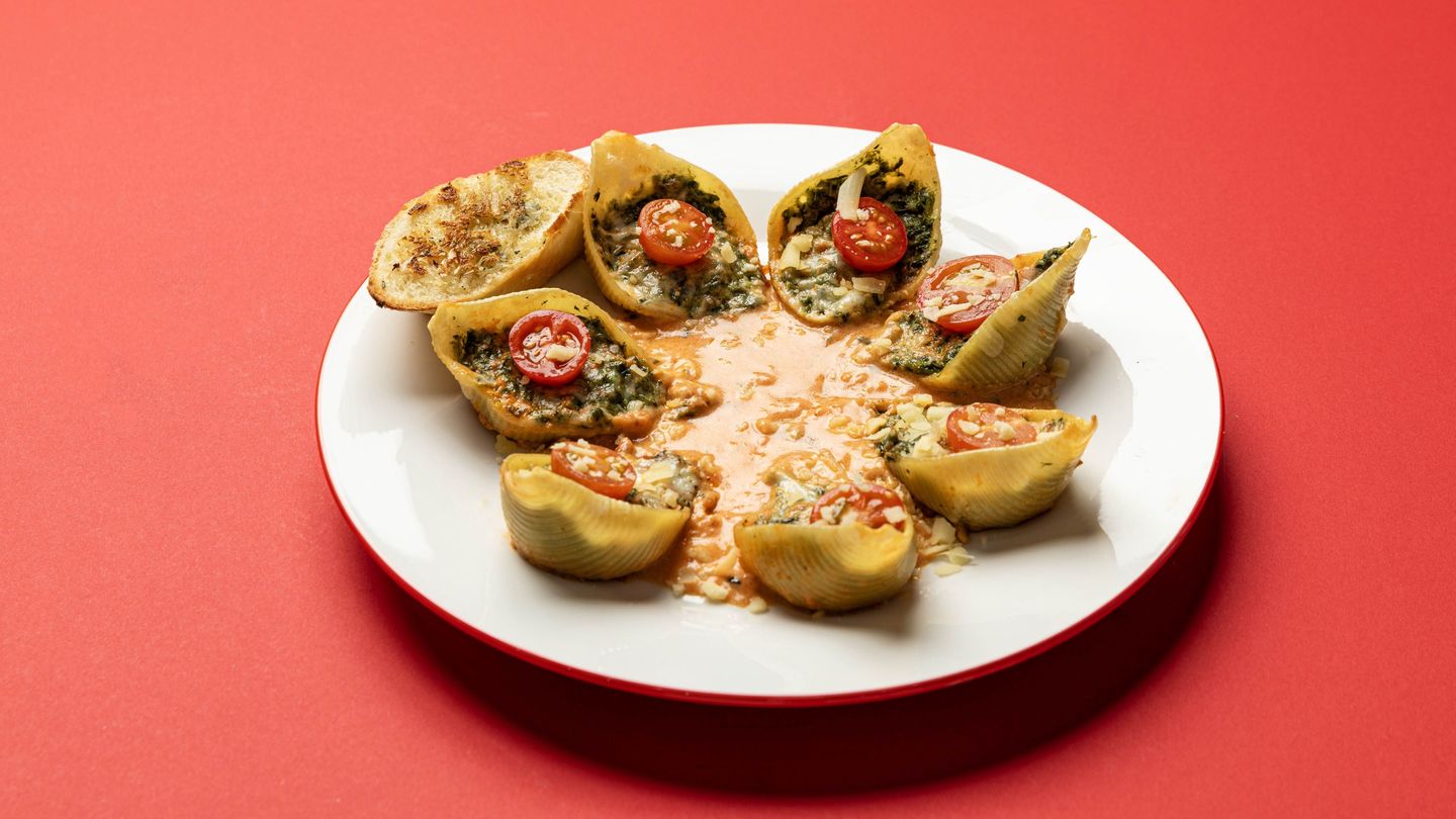 Cheese Spinach Cannelloni