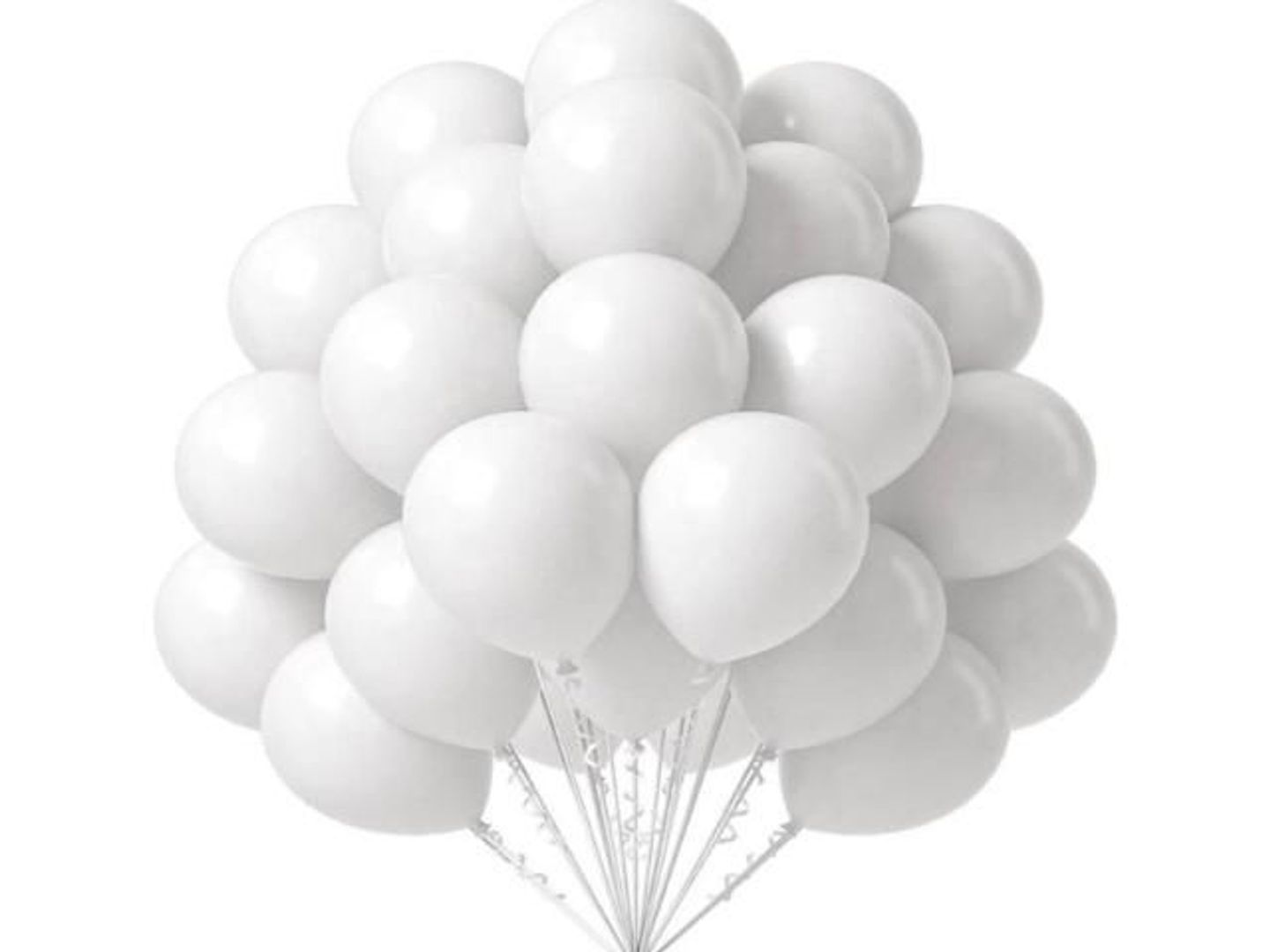 White Balloon Number Of Balloons: 1