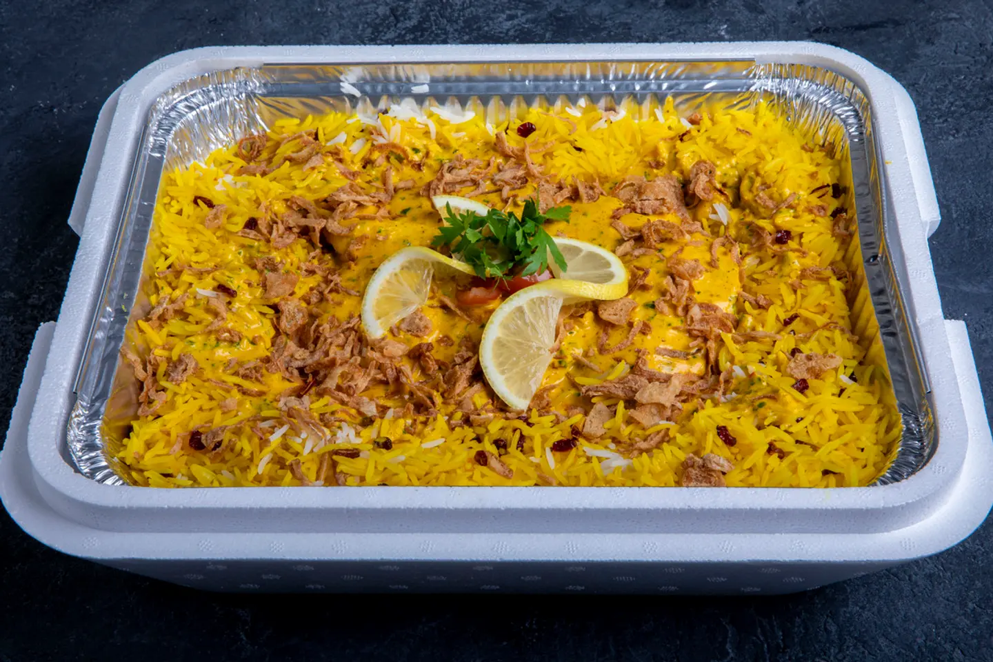 Creamy Chicken With Saffron Rice