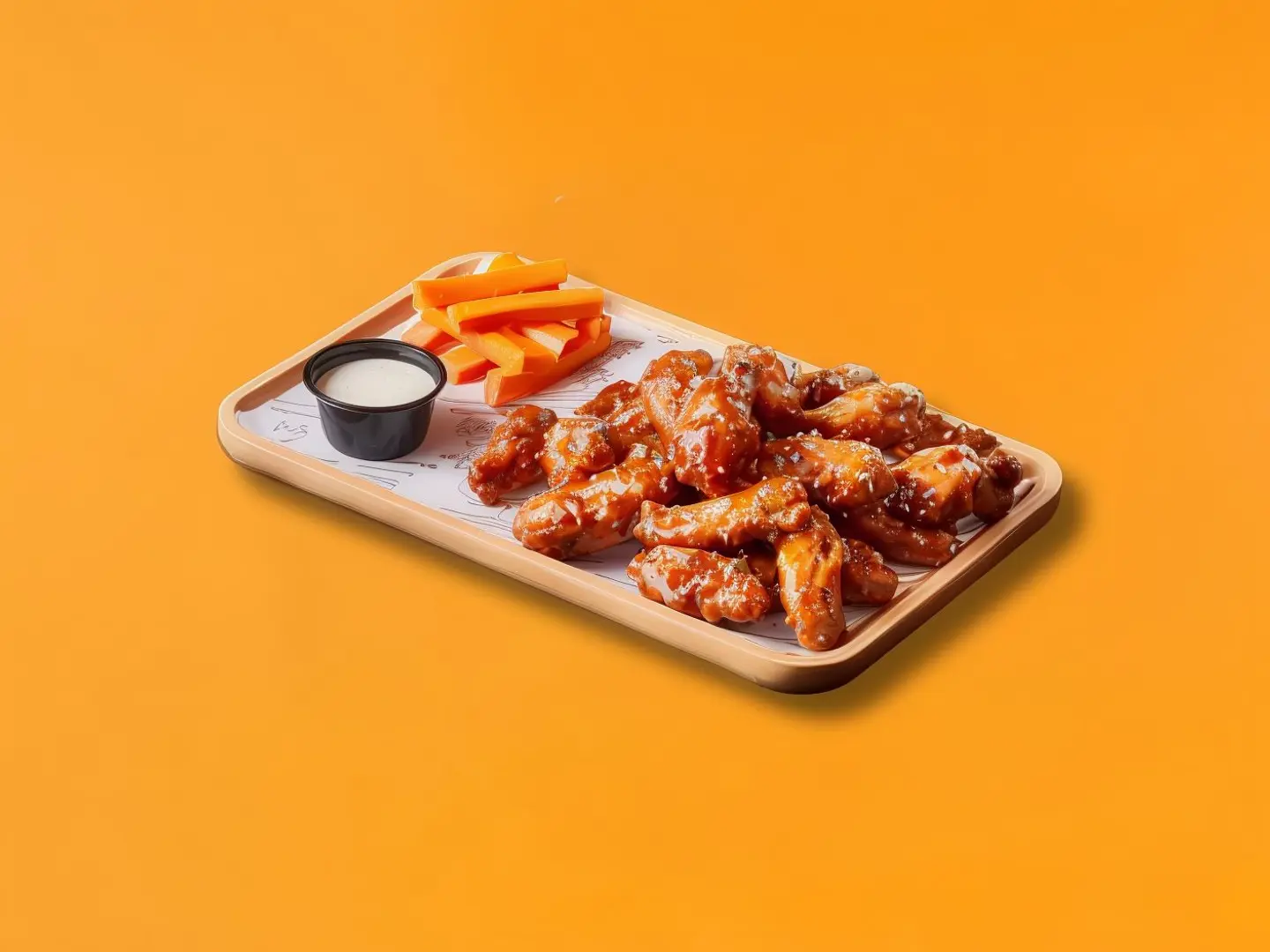 أجنحة الدجاج 24 قطع