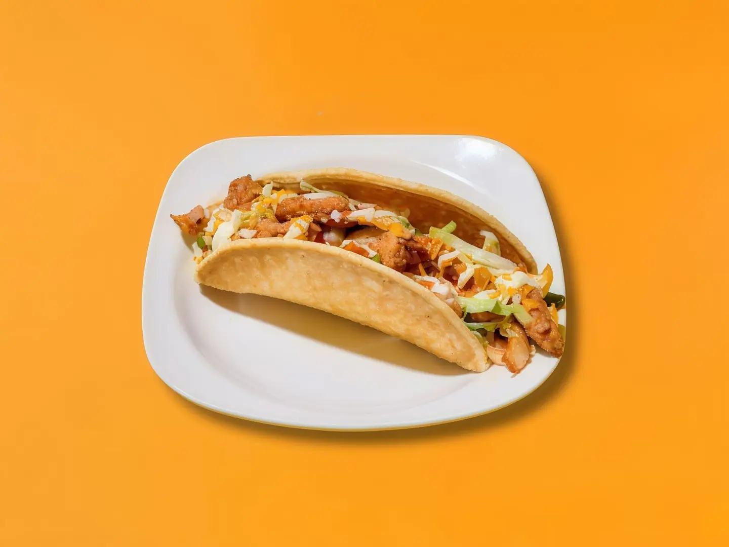 تاكو الدجاج المقرمش