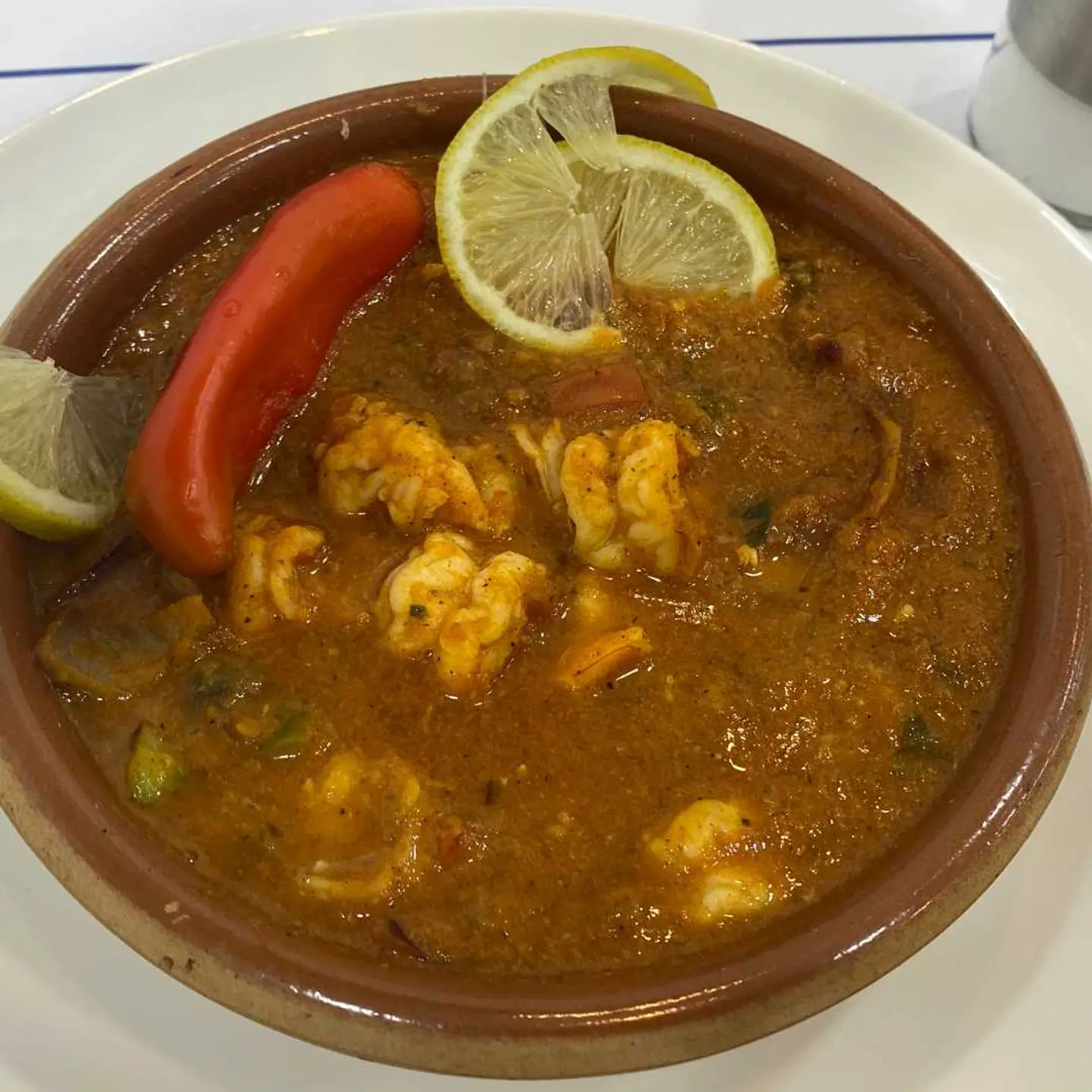 طاجن روبيان مكسيكي