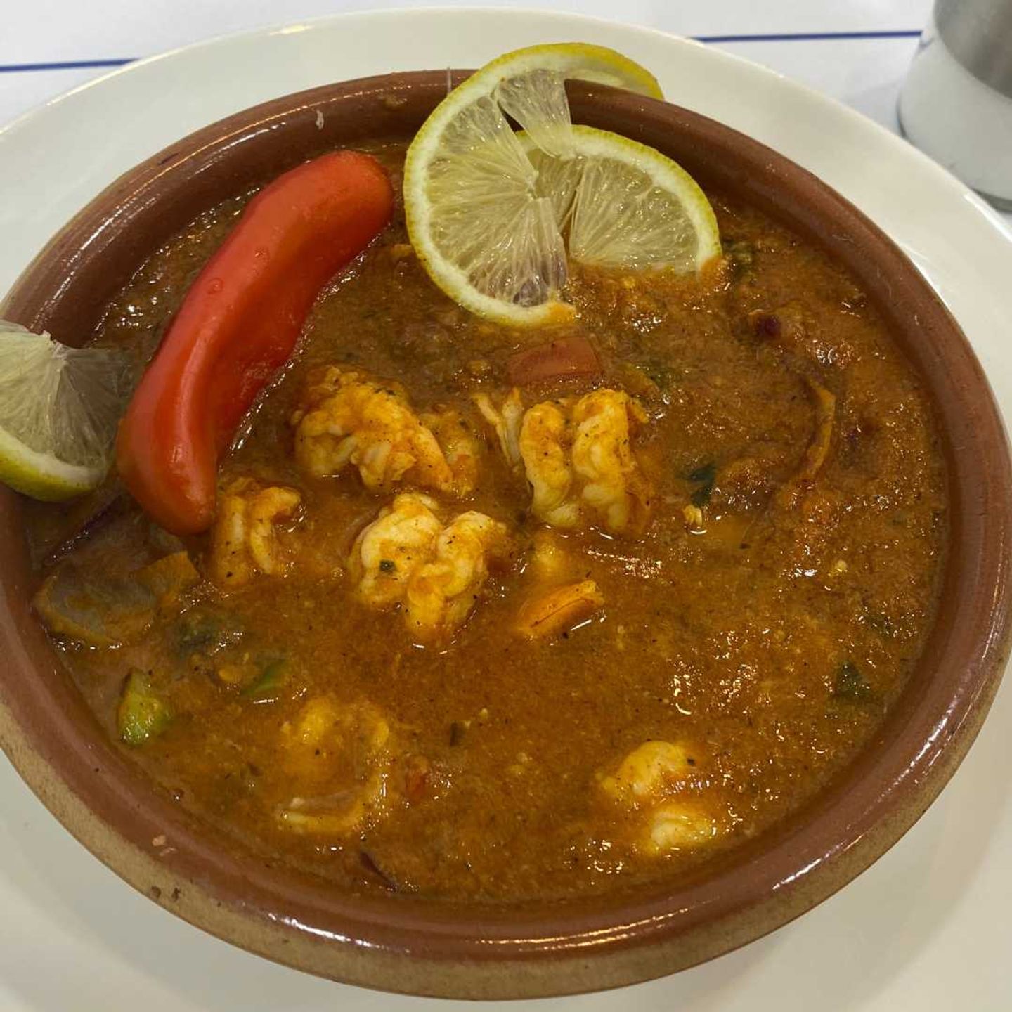 طاجن روبيان مكسيكي
